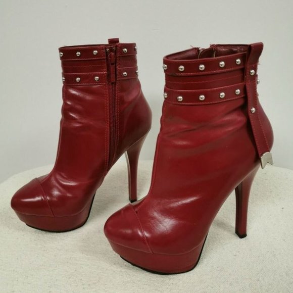 Michael Antonio Shoes - Platform High Heel Almond Pointy Toe Bootie